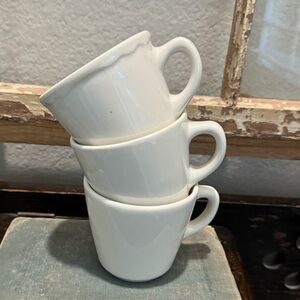 3 vintage ironstone mugs